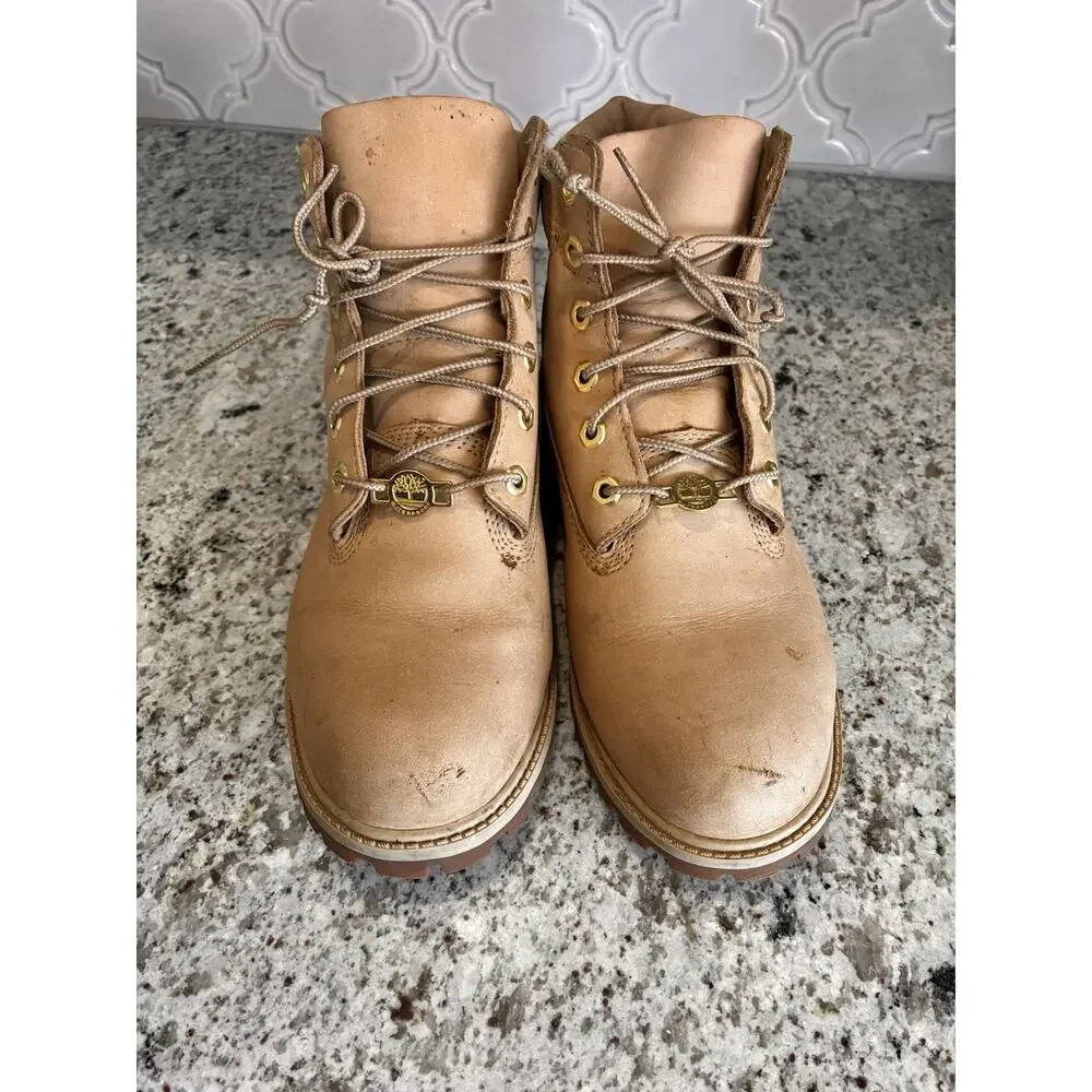 Timberland Culture Kings Premium 6in. Waterproof Boot Chukka Wheat/Gold Zip sz 7